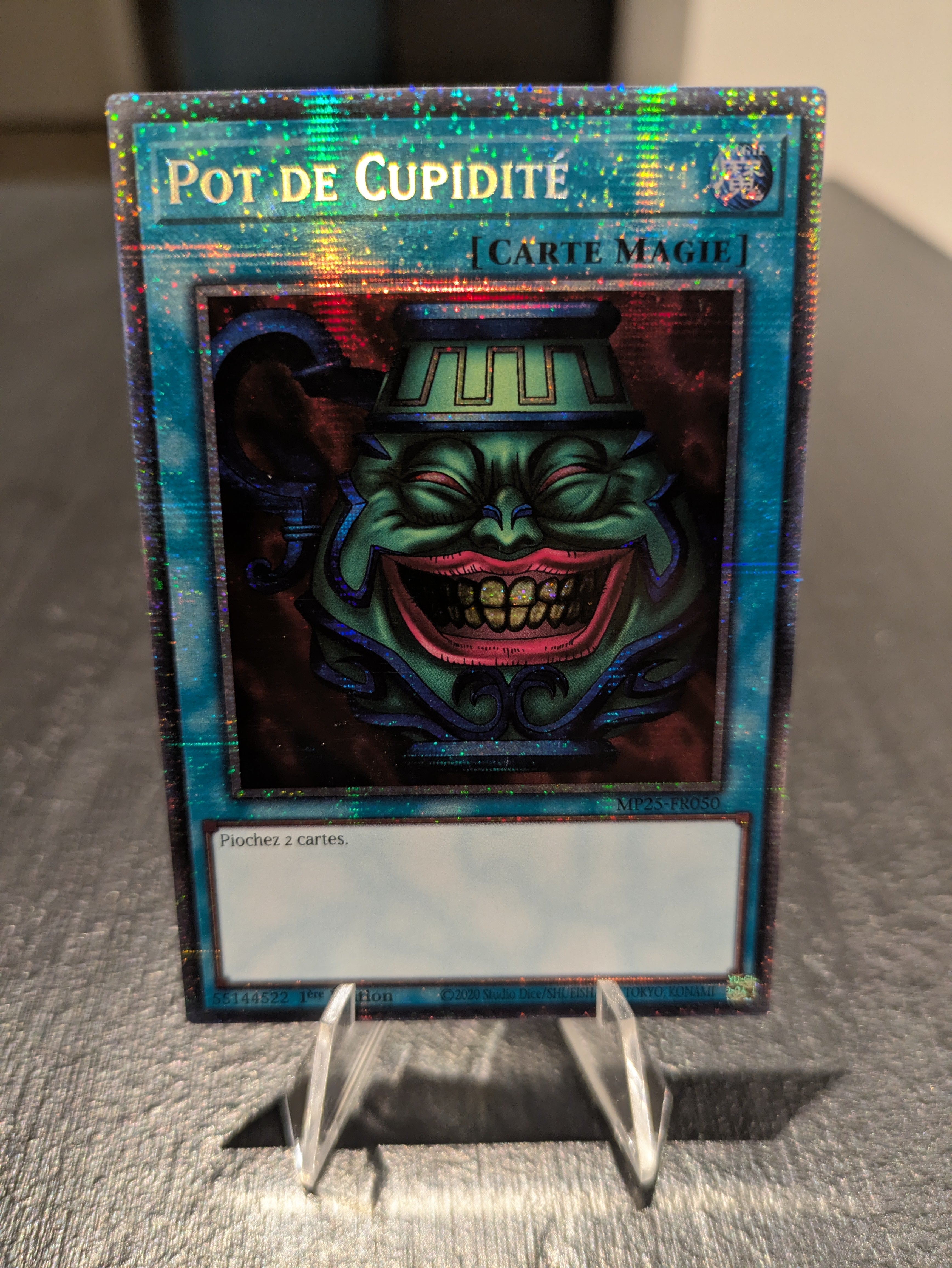 Carte Yu-Gi-Oh : Pot De Cupidité - MP25-FR050 - Starlight Rare